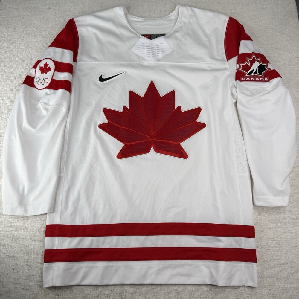 Nike Team Canada Olympic Replica Hockey Jersey Mens 2022 White/Red Size L